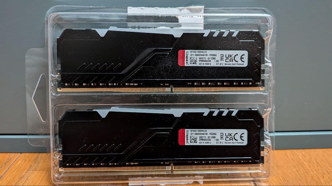 Kingston FURY DDR4 3600 16GB×2枚 ジャンク品