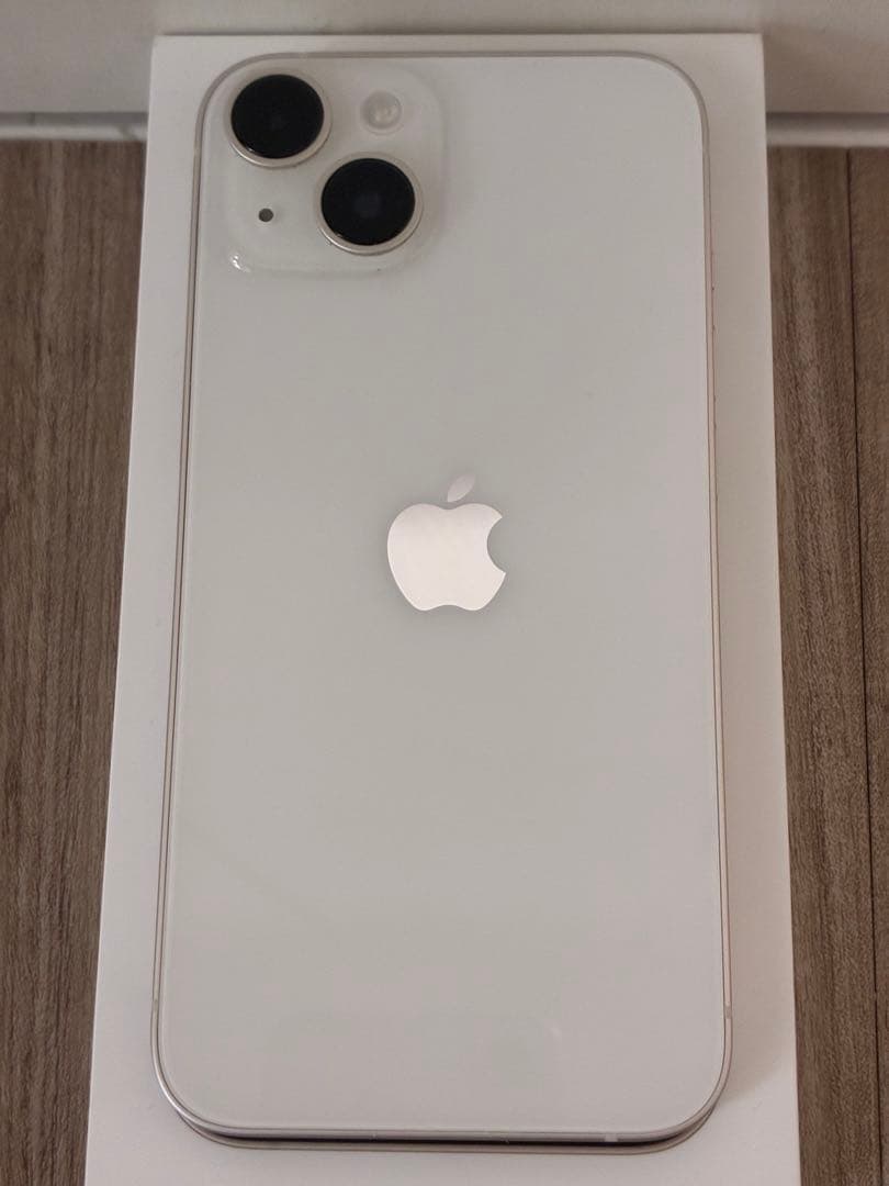 Apple iPhone 14 スターライト　ホワイト　本体 充電ケーブル付き