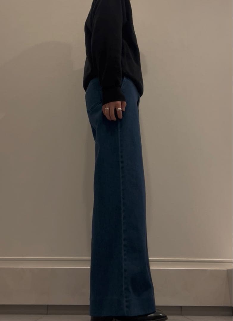 ヴィンテージ ワイド フレア デニム ブルー