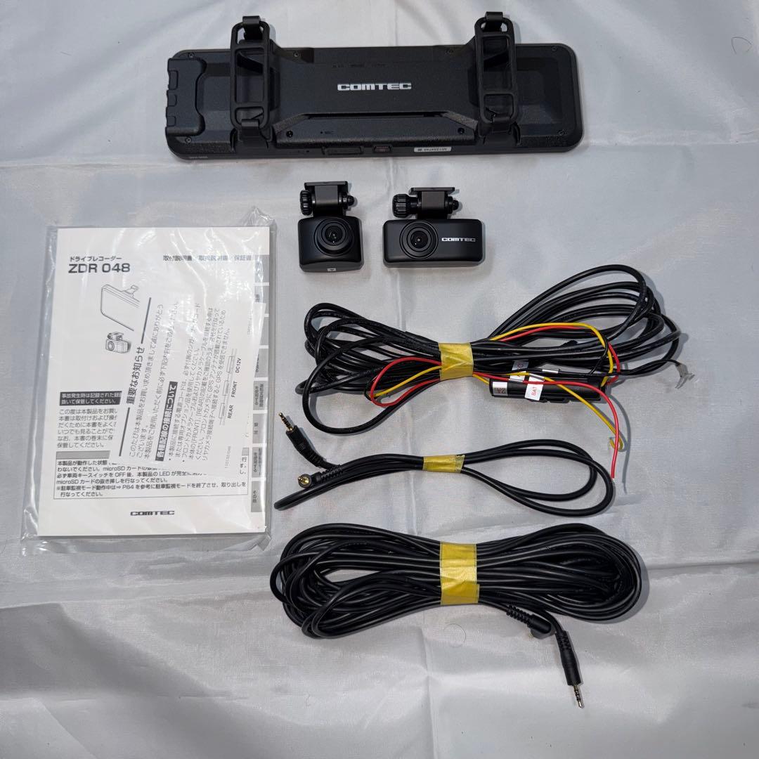 コムテック ドライブレコーダー ZDR048中古品