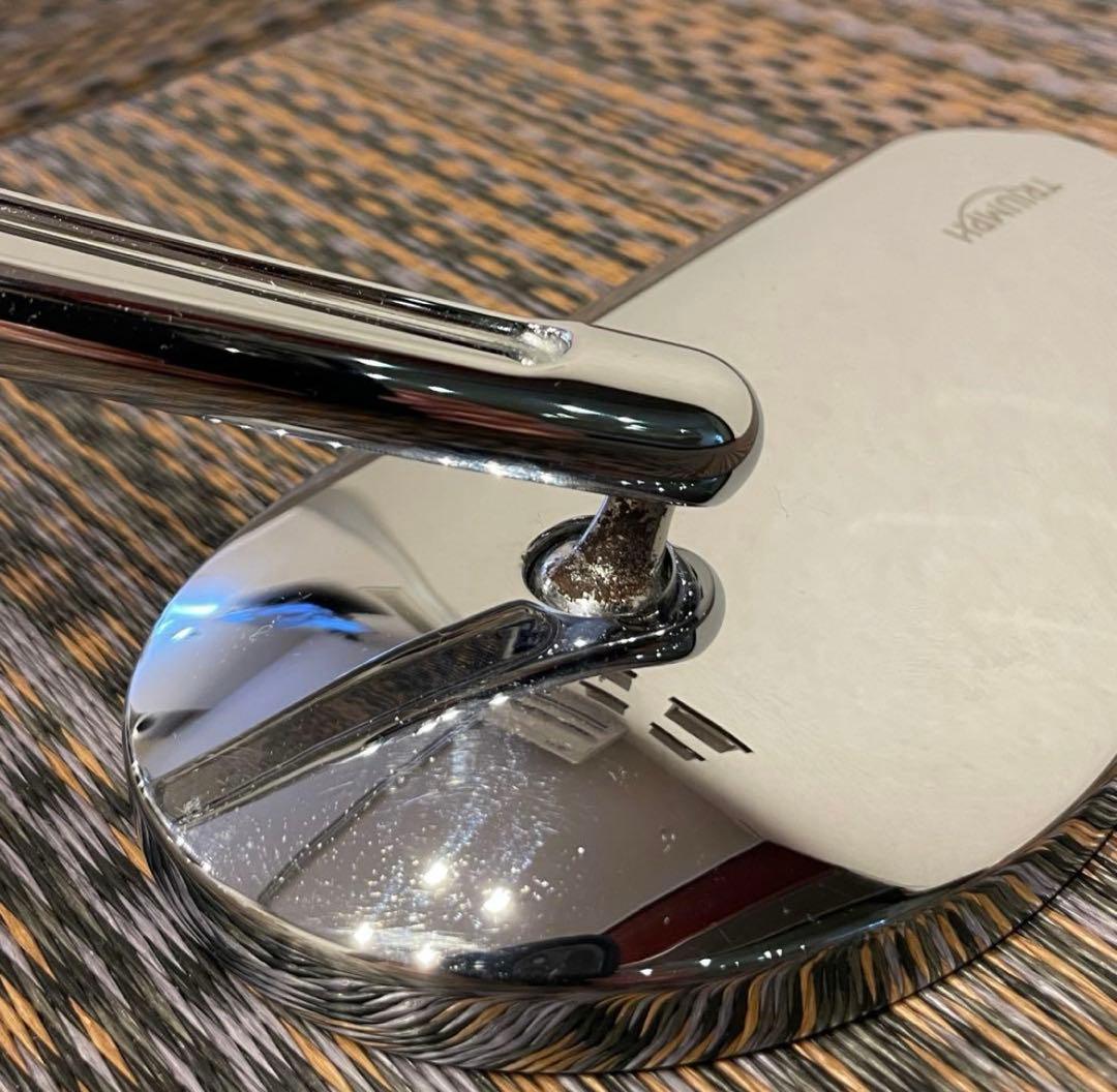 トライアンフ純正　ティアドロップ・ミラー （クローム） スピードマスター