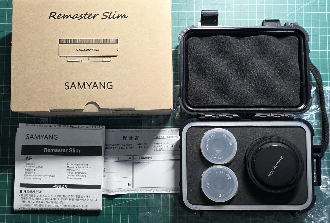 SAMYANG Remaster Slim 単焦点レンズ