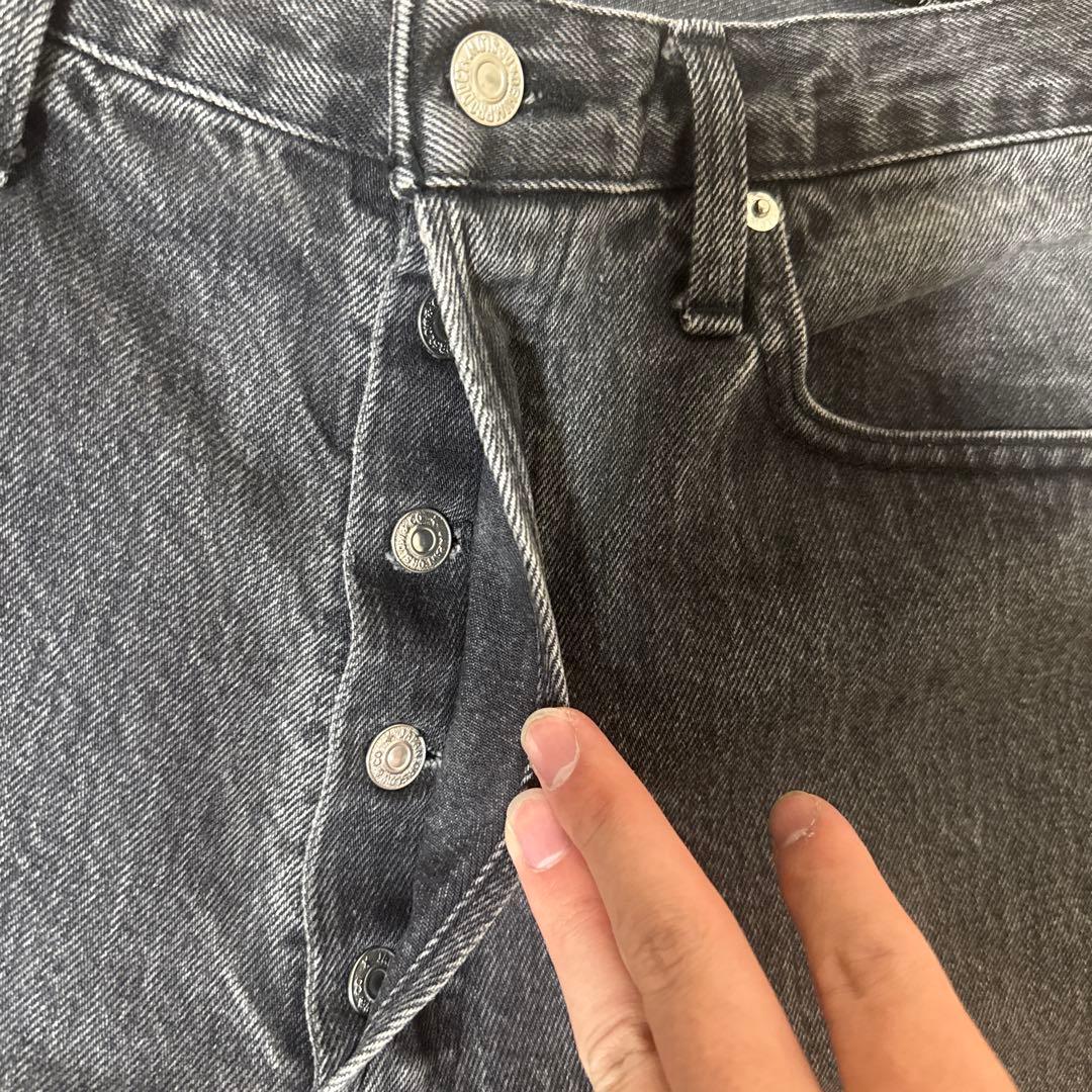 たかし　ブラックデニム　オアスロウ　orSlow 古着