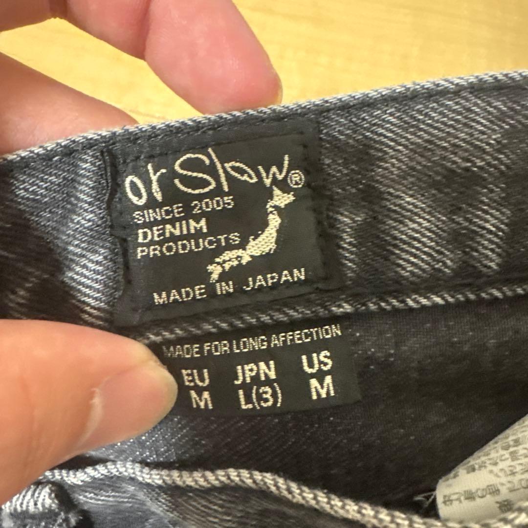 たかし　ブラックデニム　オアスロウ　orSlow 古着