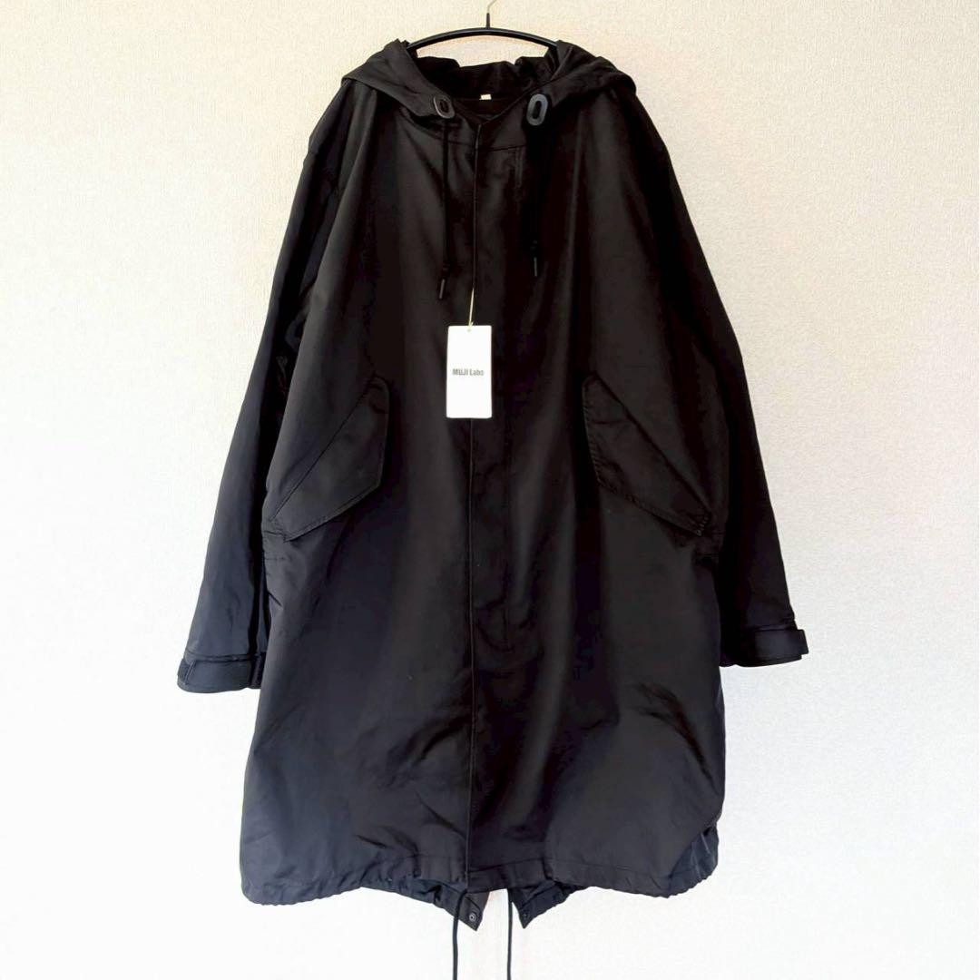 新品 完売品　MUJI Laboライナー付き モッズコート 2WAY ナイロン