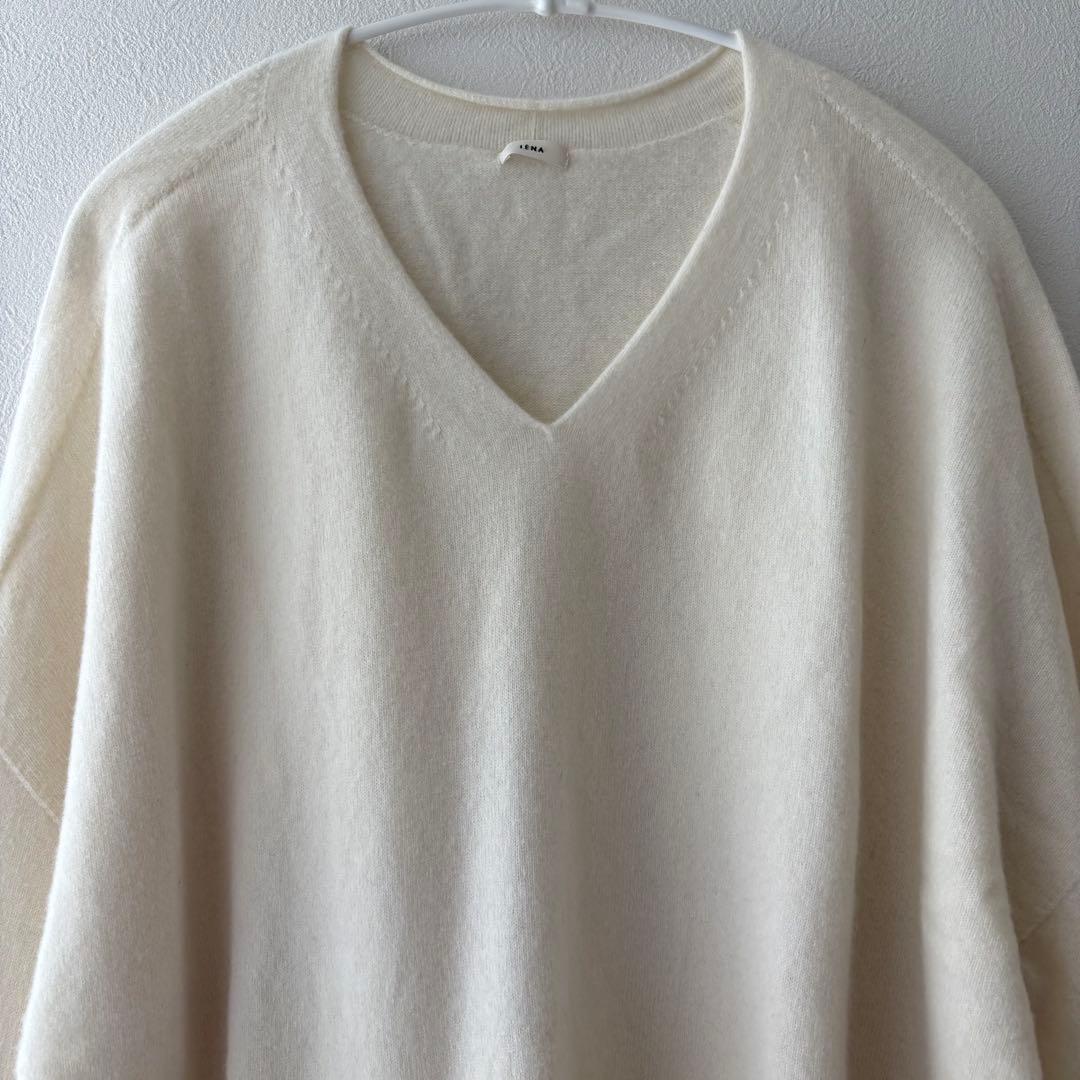 美品✨IENA 24AW Fine ニュージーウール ニュアンスVプルオーバー