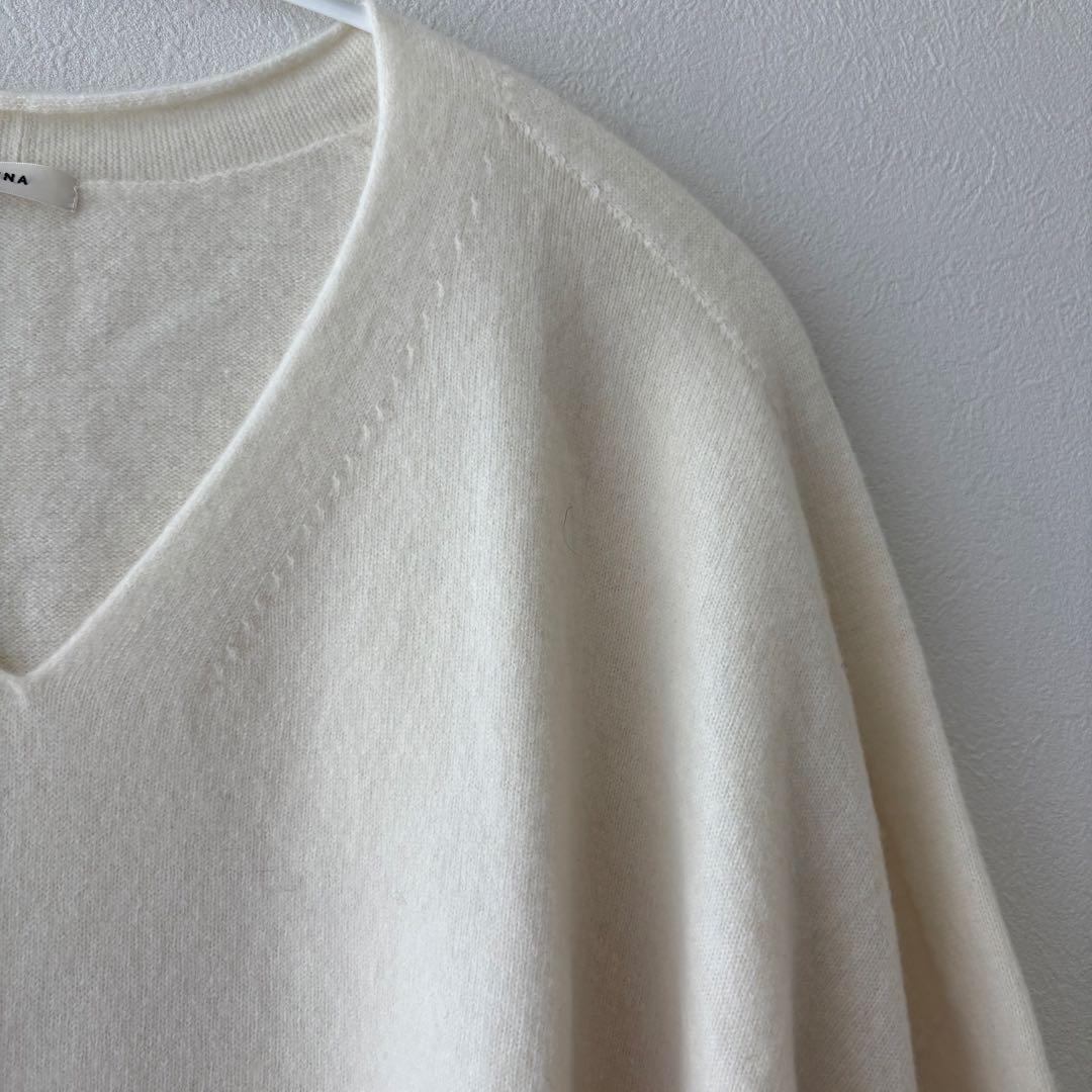 美品✨IENA 24AW Fine ニュージーウール ニュアンスVプルオーバー