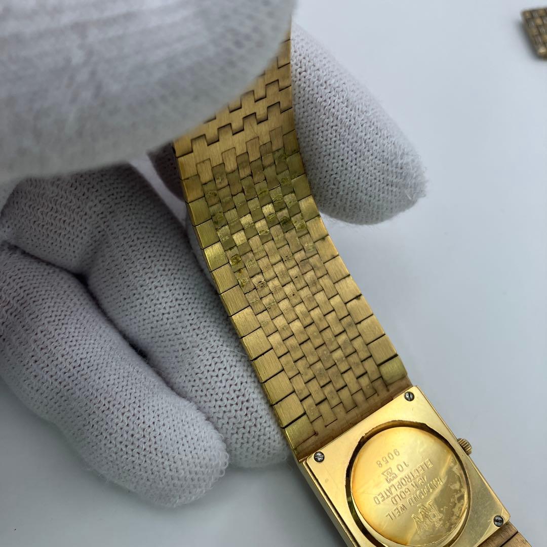 RAYMONDWEIL18KGOLDELECTROPLATED 腕時計【不動】Y