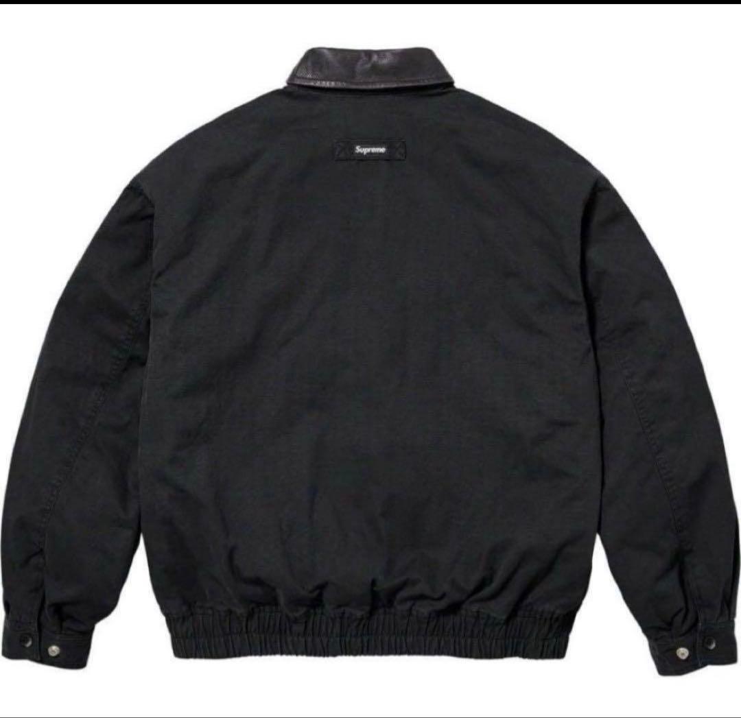 ジャケット・アウター supreme leather collar utility jacket S