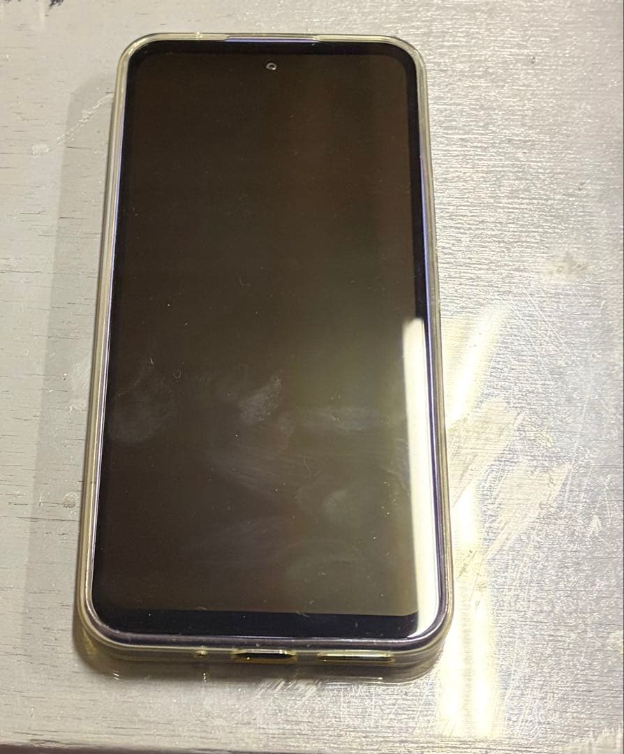 未使用 パープル スマートフォン トリプルカメラ