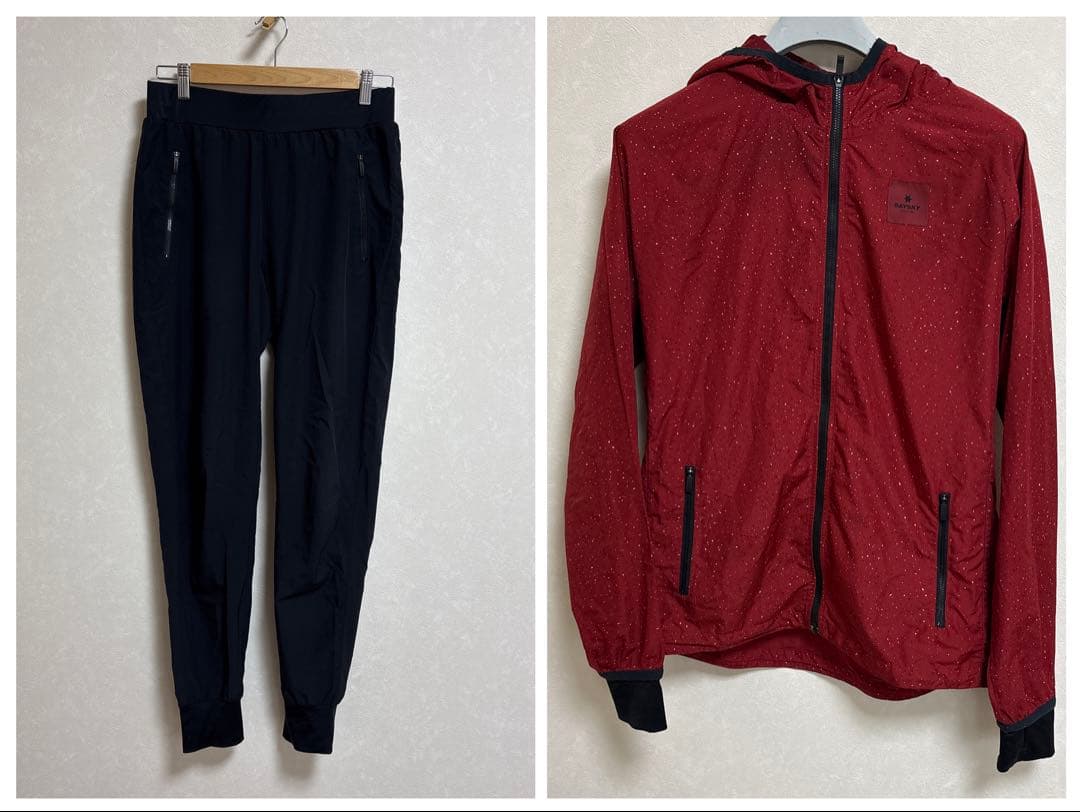 SAYSKY ランニングウェア 上下セット メンズ L相当 北欧デザイン