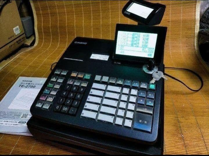 カシオレジスター　TE-2700　フル設定込み　PC連携　832002