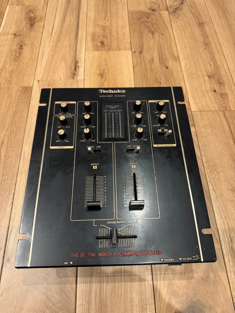 Technics DJ1200ミキサー クロスフェーダー搭載