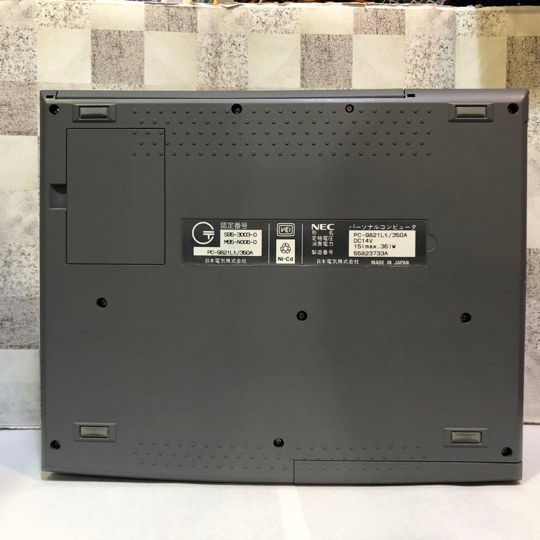 NEC PC-9821Lt/350A MS-DOS6.2 カラー液晶 起動確認済