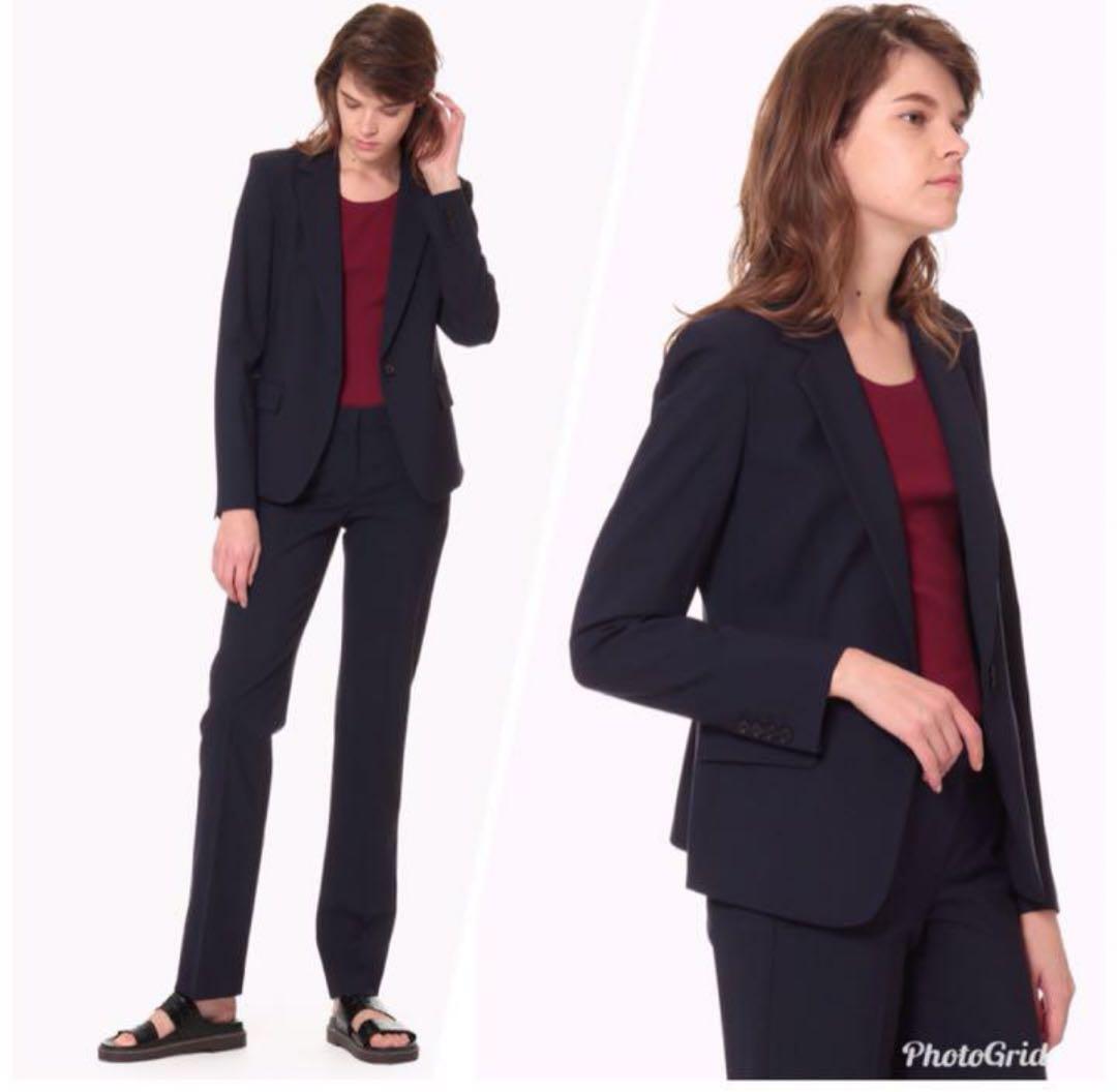 Theory セオリー パンツスーツネイビー サイズ00