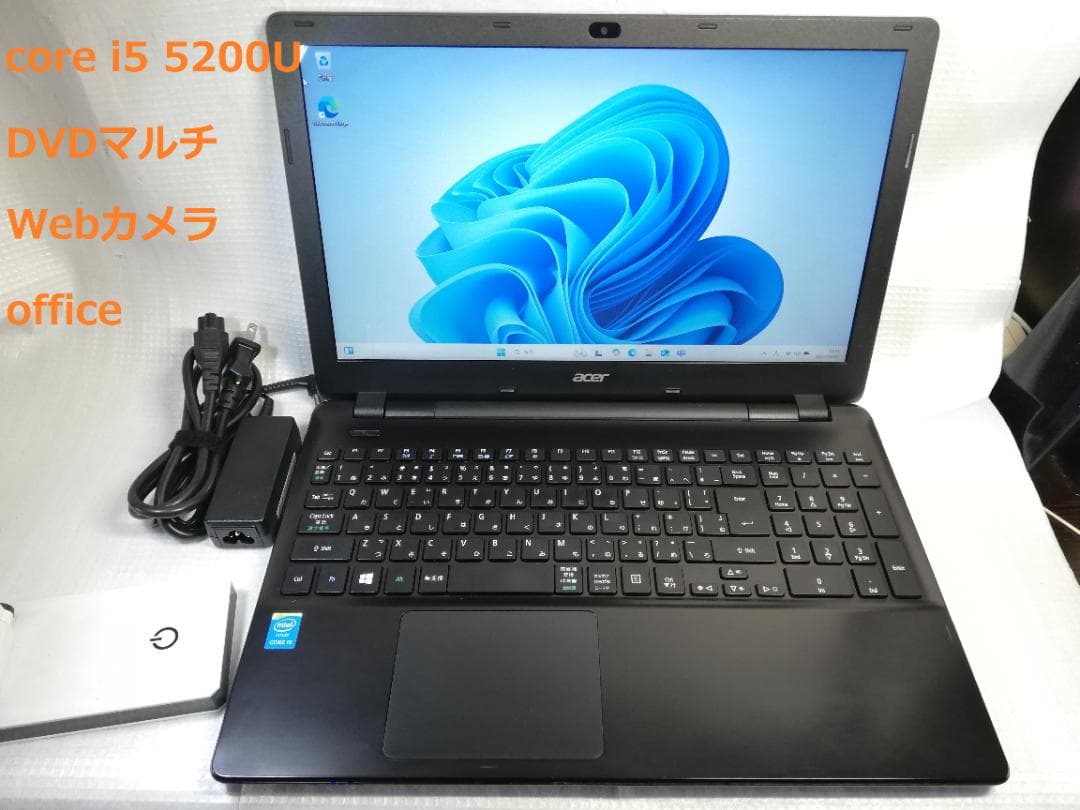 Windowsノート本体 acer Aspire E5-571 Windows11/office2016