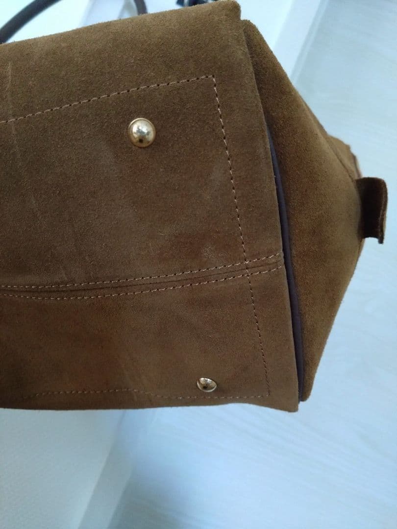 chiiiibag*Suède Big Boston　キャメル　完売品