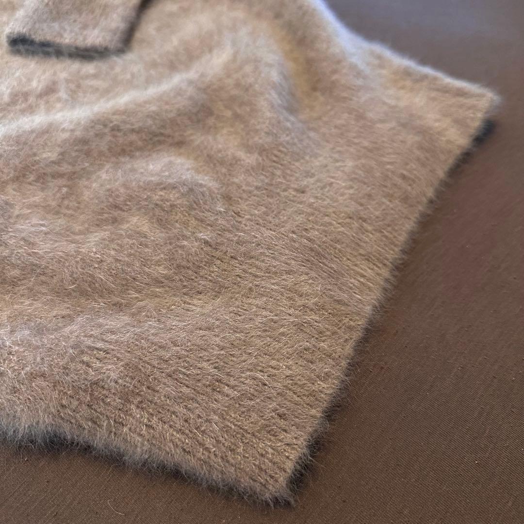 美品✨CADUNE フォックスカシミヤ オフショルニット モカブラウン