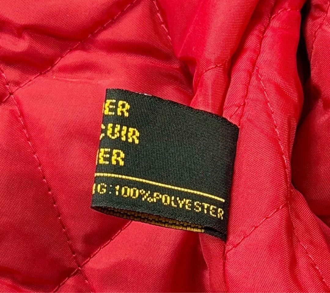 Bull‘s eye ブルズアイ パテッド ライダースジャケット ブラック 42