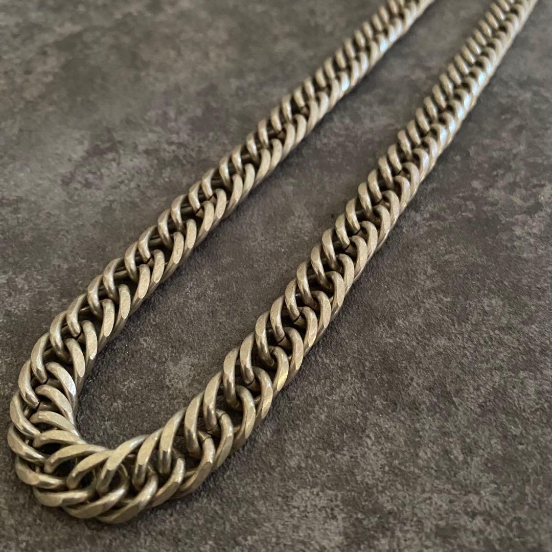 メキシカンジュエリー シルバー925 喜平チェーン ネックレス ヴィンテージ 太