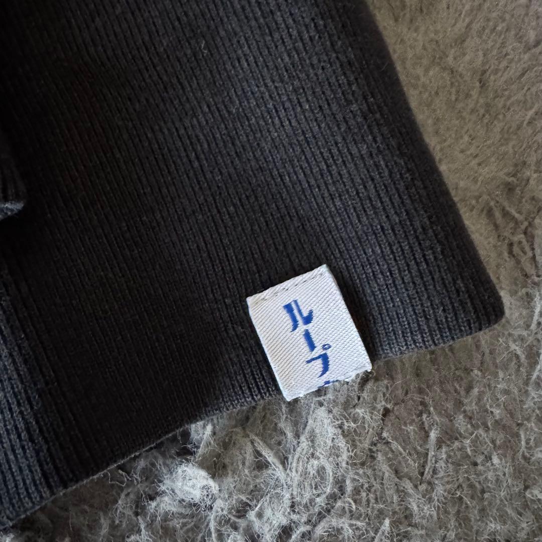 LOOPWHEELER × BEAMS ブラック スウェット 両V クルーネック