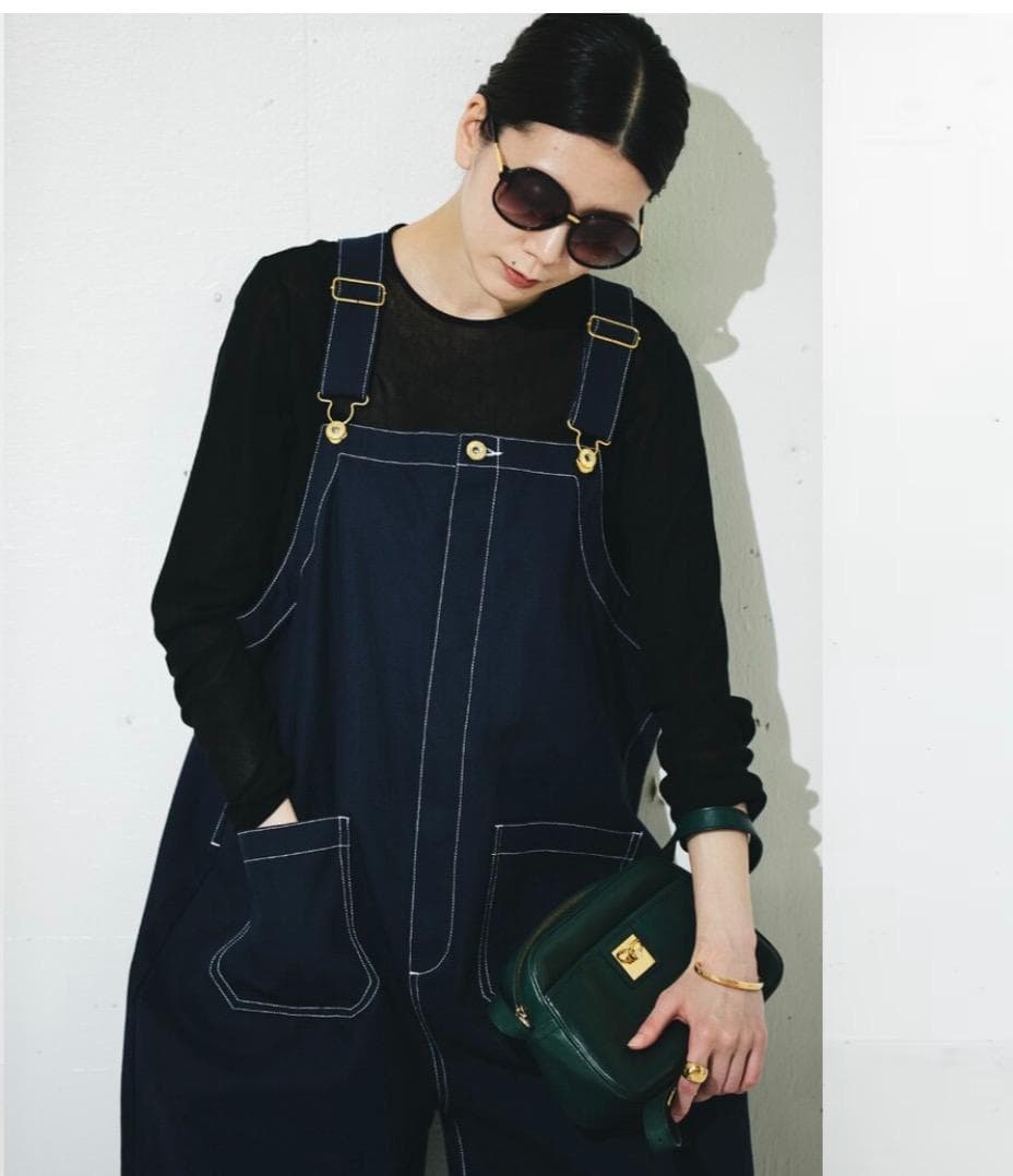 24AW　カレンソロジー　別注　ユニバーサル　オーバーオール　ネイビー