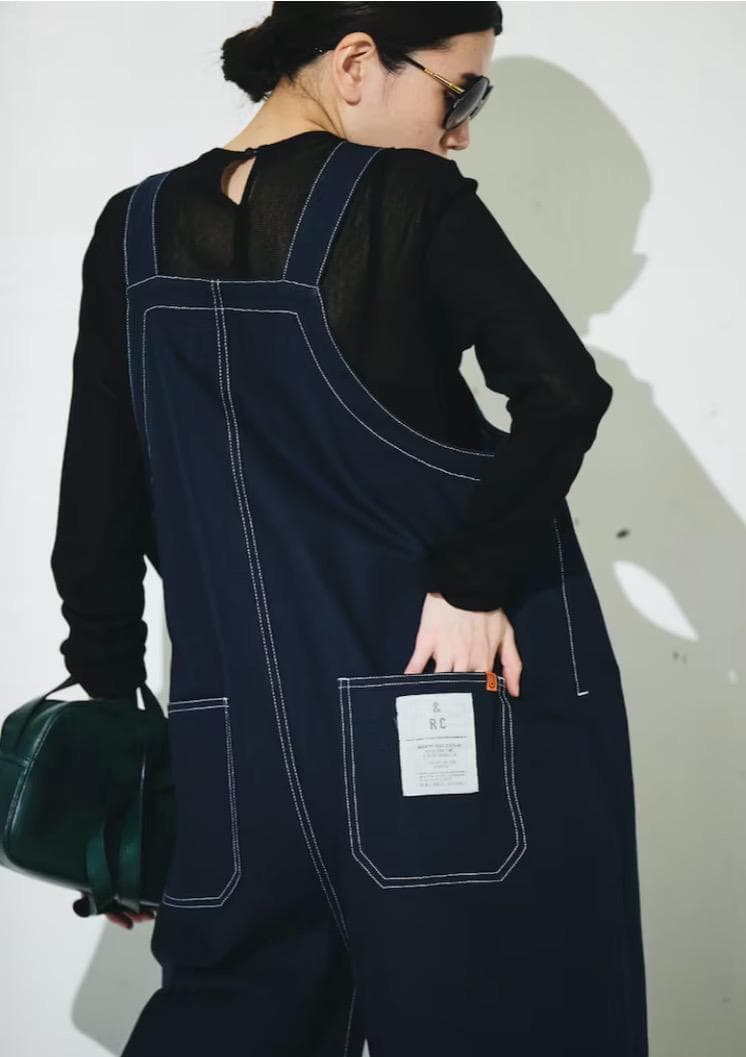 24AW　カレンソロジー　別注　ユニバーサル　オーバーオール　ネイビー