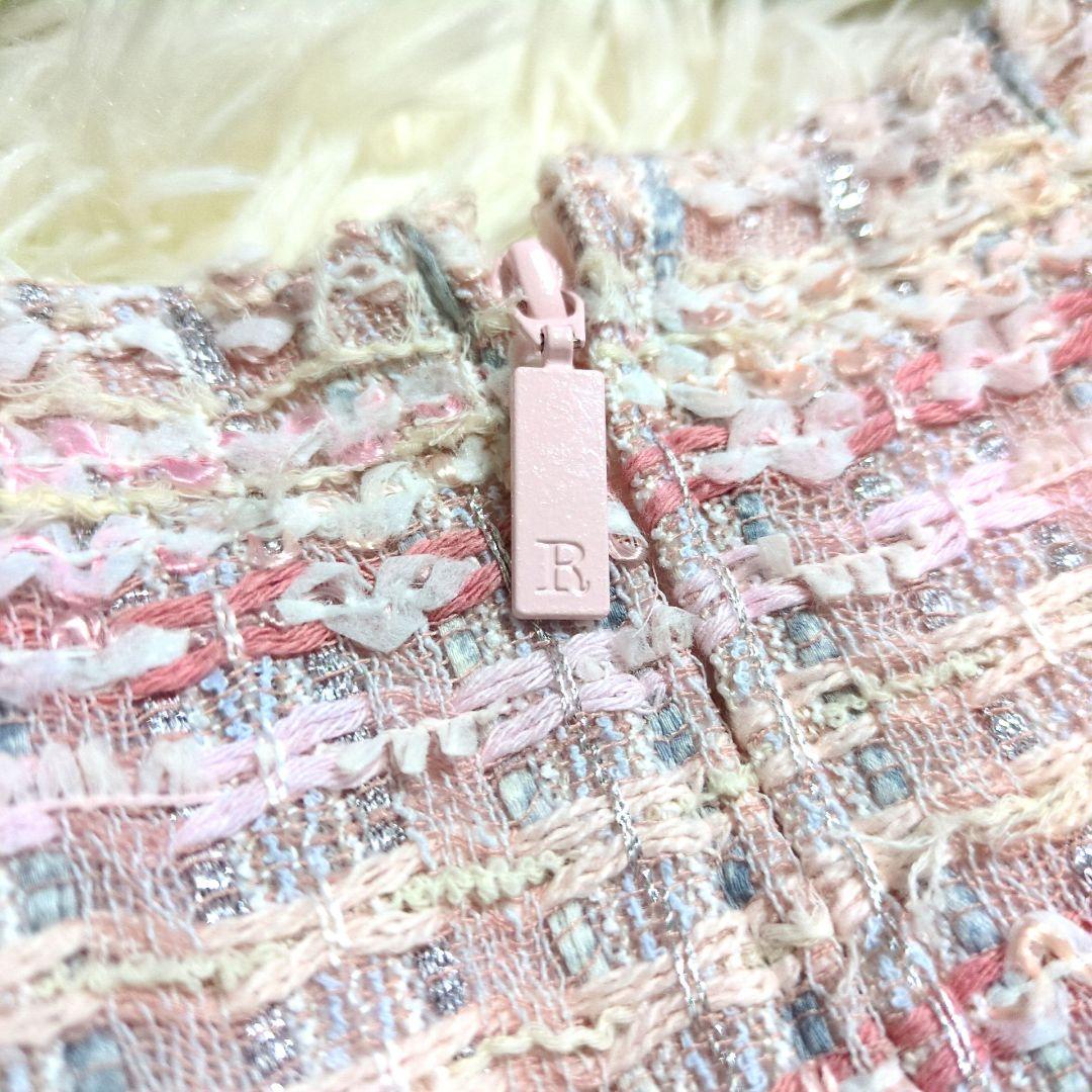 最高級✨️Rene MALHIA KENT社製 ツイードノースリーブワンピース