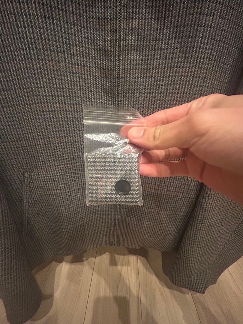 ジャケット・アウター AURALEE DOUBLE FACE CHECK ZIP BLOUSON