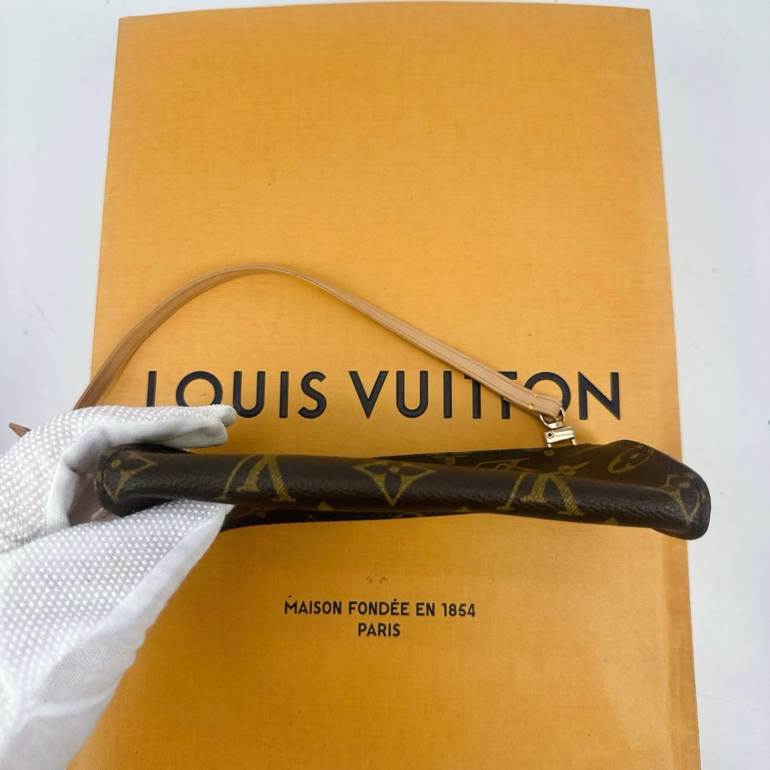 ルイヴィトン　モノグラム　バケットPM 付属ポーチ　社外ストラップ付
