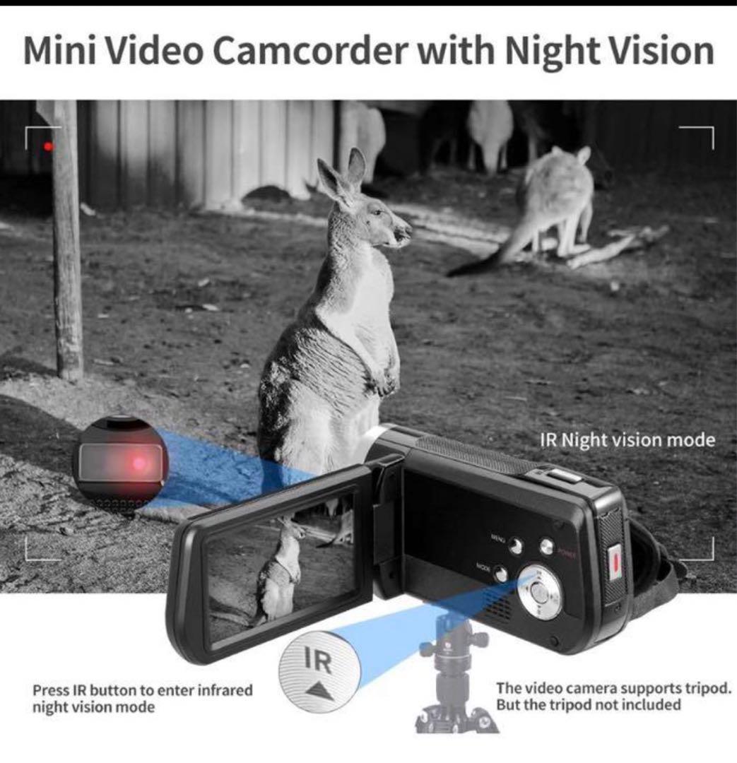 4Kビデオカメラ　未使用　Webカメラ