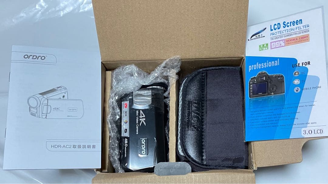 4Kビデオカメラ　未使用　Webカメラ