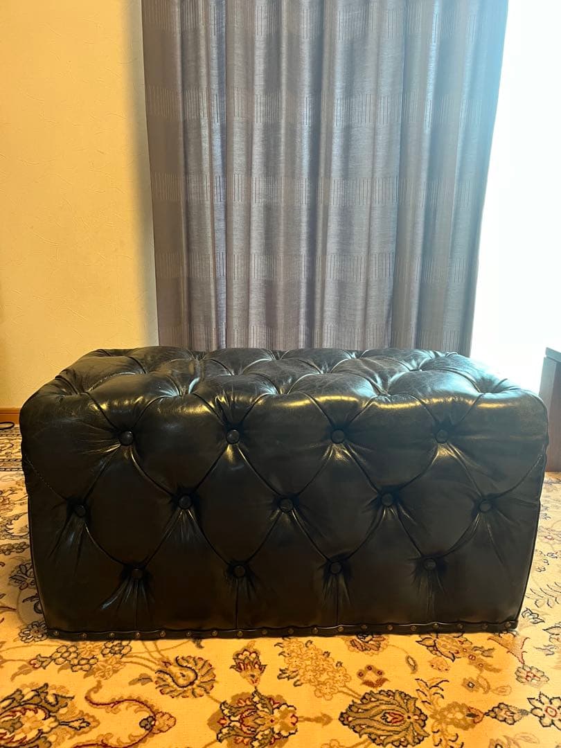【お値下げ可能】高級 HALO オットマン 黒