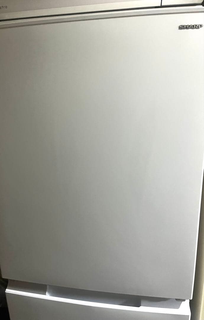中古美品2024年製 SHARP シャープ 単身用 SJ-D15P-W 左開き可