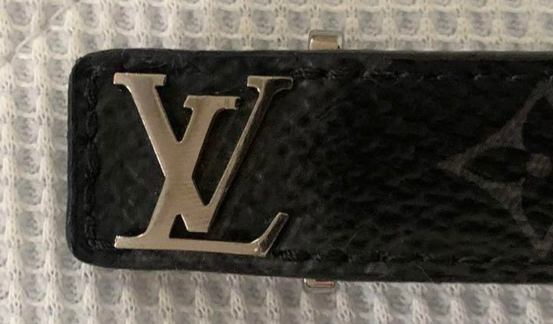 LOUIS VUITTON ブレスレット　ブラック　レザー　美品