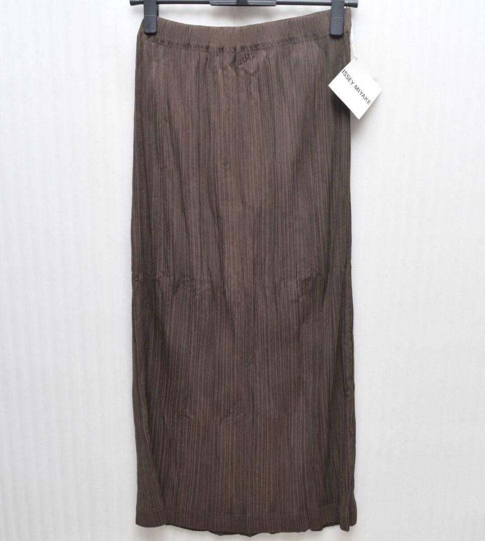 定3.2万 ISSEY MIYAKE イッセイミヤケ プリーツ ロング スカート
