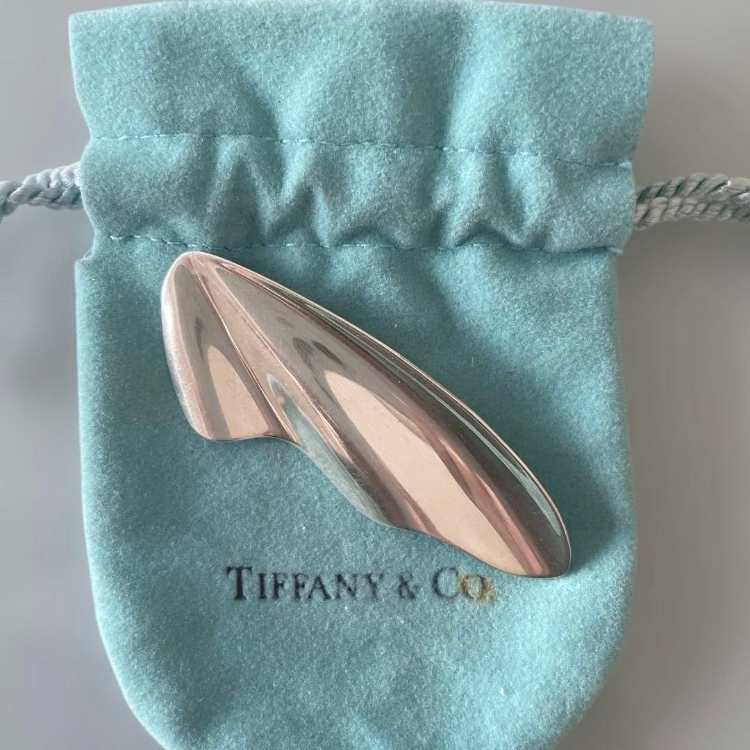 ピアノ★Tiffany エルサペレッティ フェザー ブローチ　シルバー