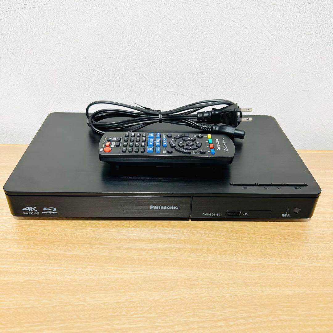 【25年製】パナソニック ブルーレイプレーヤー DMP-BDT180▪リモコン付