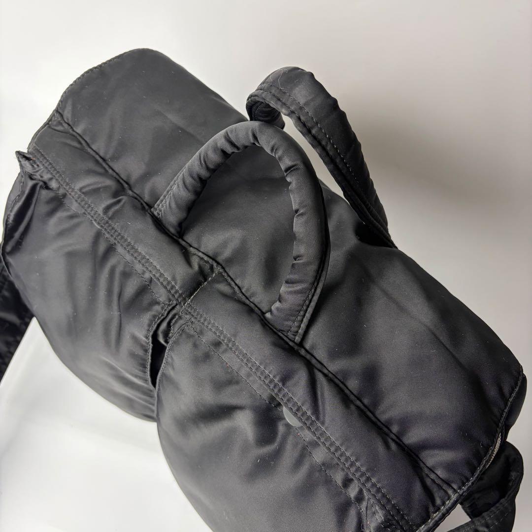 ポーター タンカー ヘルメットバッグ フラップ 2way ブラック大容量