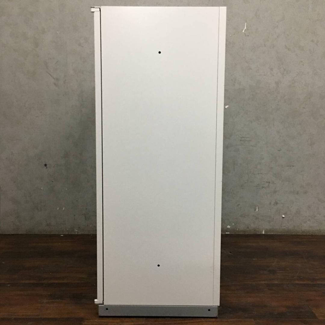 INABA イナバ 両開き書庫 鍵付 W90×D46×H106cm 3段収納