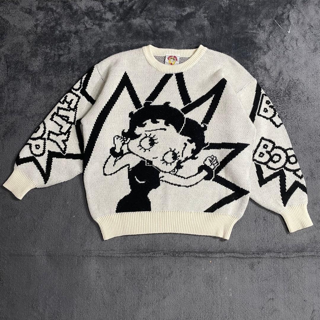 BettyBoop ベティブープ　ニットセーター　アニメ　ムービー