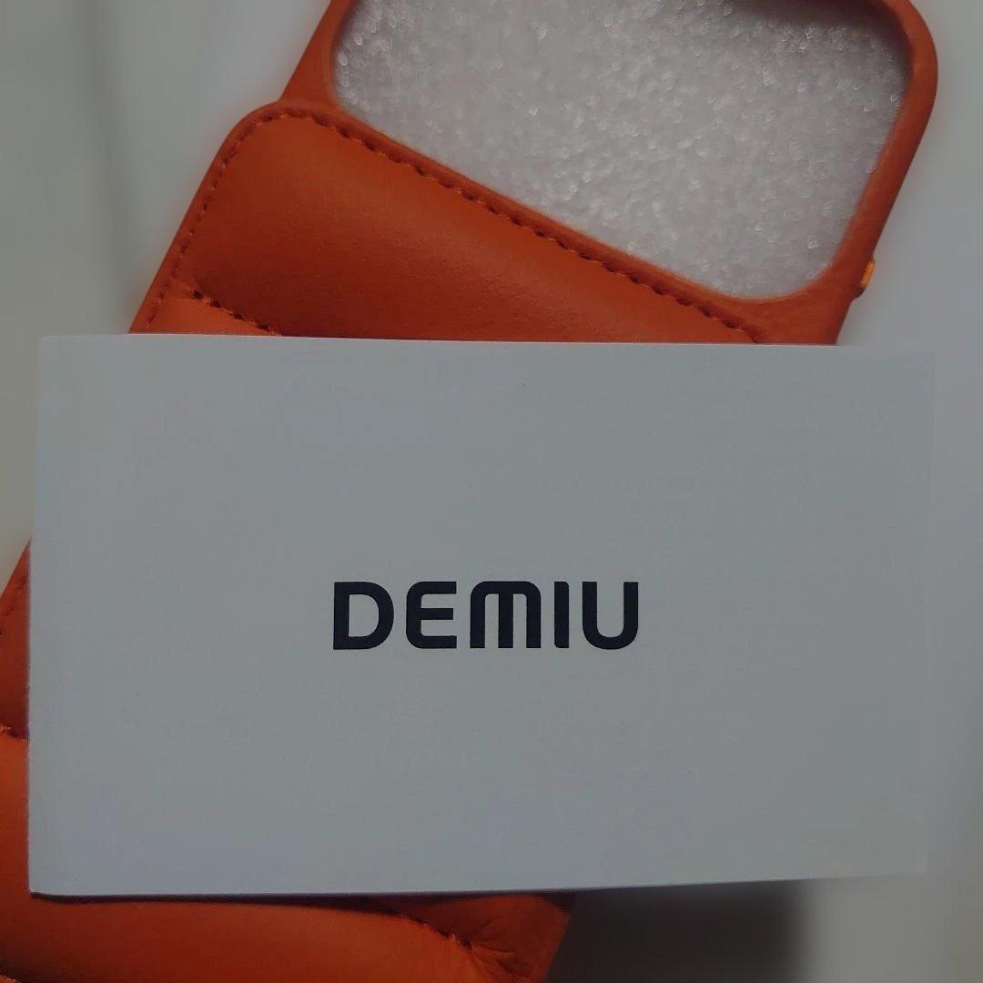 DEMIU デミュウ BALLON iPhone17proケース オレンジ