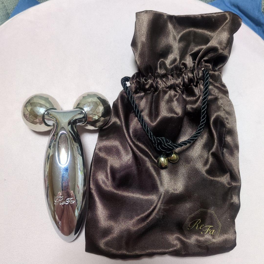 ReFa ダブルボール 美顔ローラー 収納袋付き