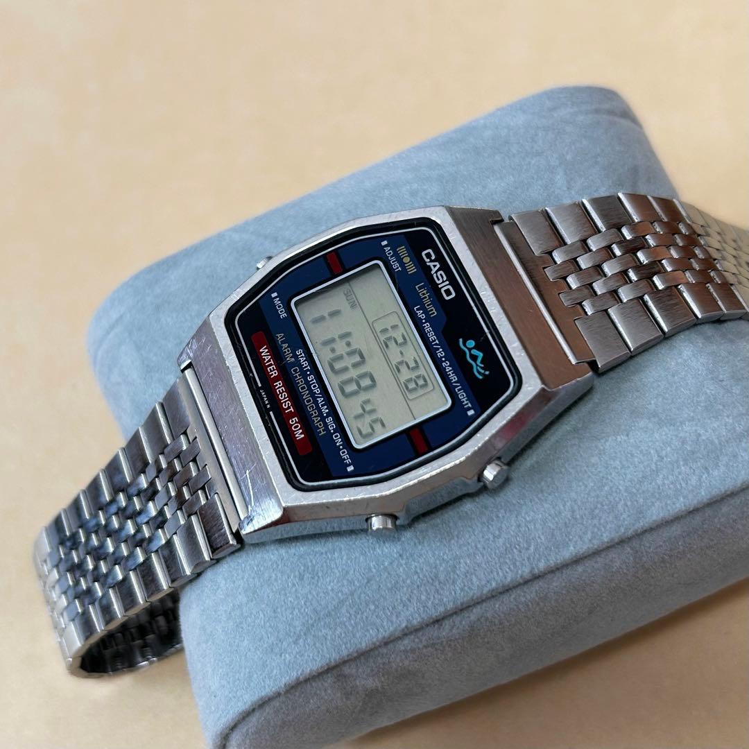レア 日本製 スイマー CASIO W-30 ヴィンテージカシオ カジキ 古着