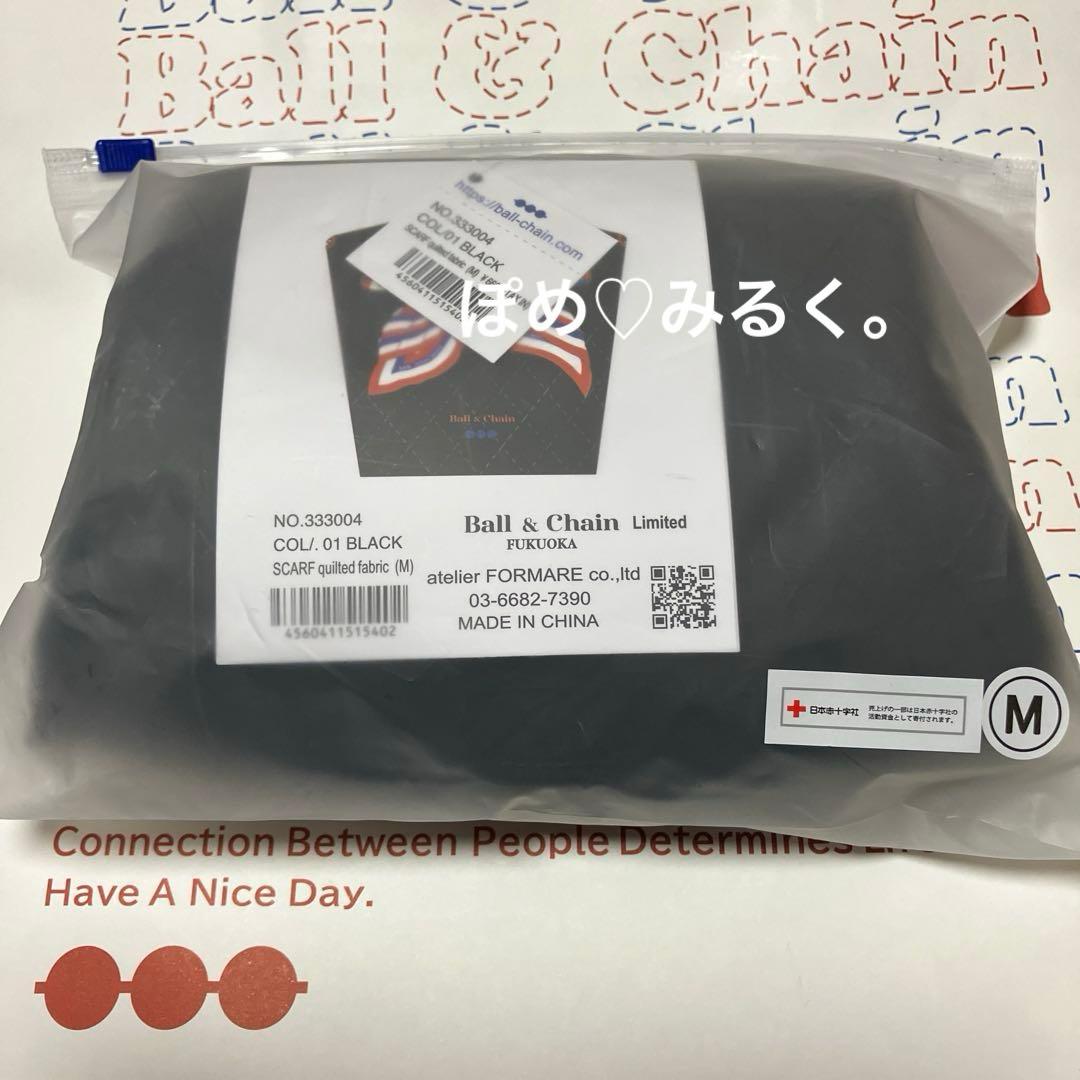 【限定品】Ball&Chain福岡★トリコロールエコバッグMサイズ♡ブラック