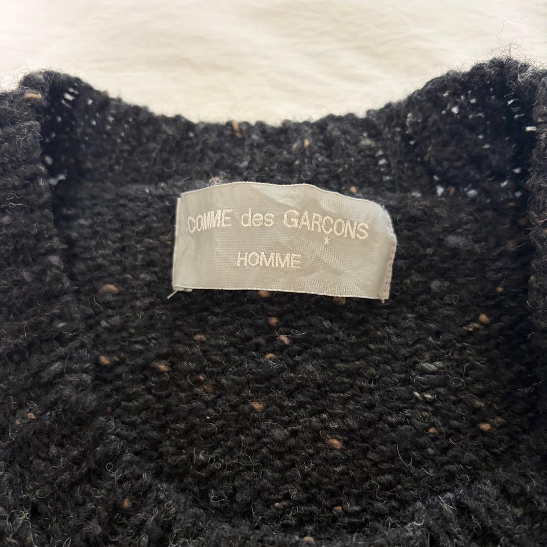 90s COMME des GARCONS HOMME ネップニット　グレー