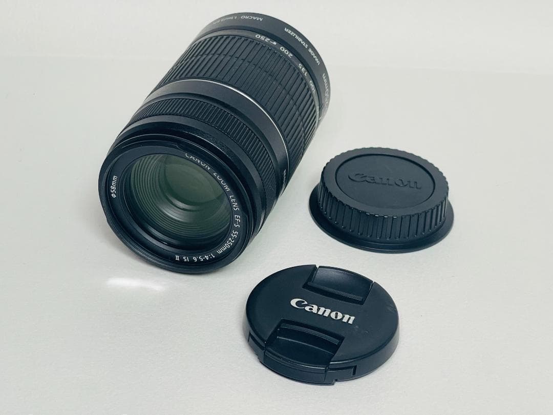 ★美品☆キャノン EF-S 55-250mm IS II☆手ブレ補正付望遠レンズ