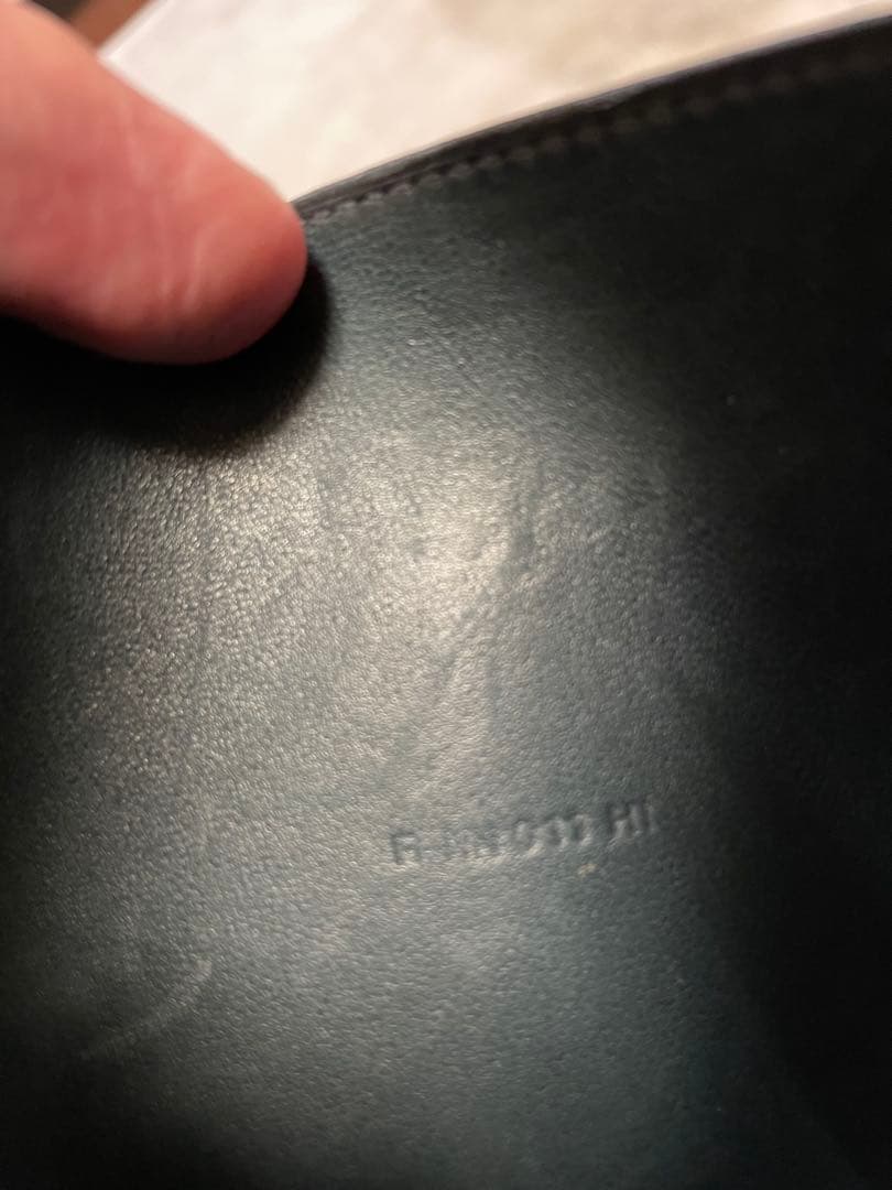 HERMES エルメス　ドゴンロング　長財布　レザー　ネイビー　男女兼用