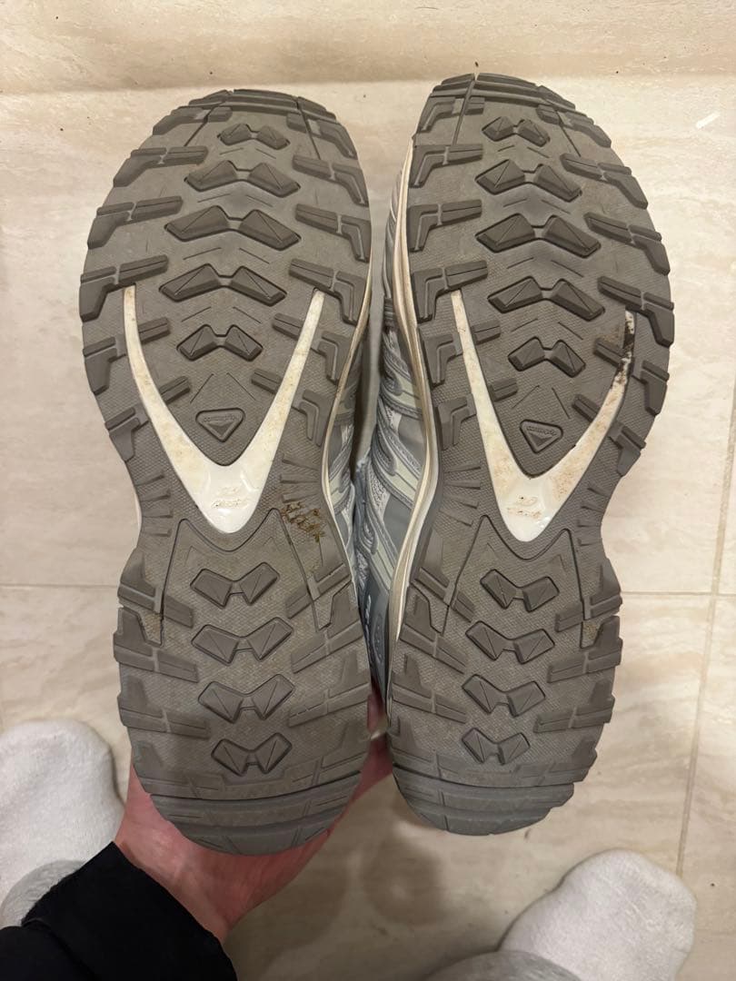 SALOMON XA PRO 3D スニーカー グレー シルバー 27.5