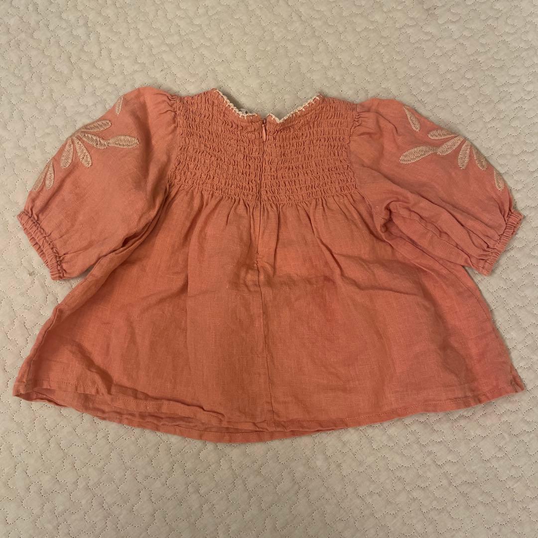 美品　アポリナ　6-12m ブラウス　ブルマ